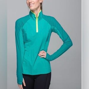 Lululemon Trail Bound Half Zip Pullover Top Size 8